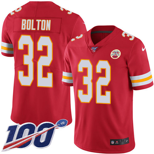 Kansas City Chiefs #32 Nick Bolton Red Vapor Untouchable Limited Stitched  Football Jersey in 2023