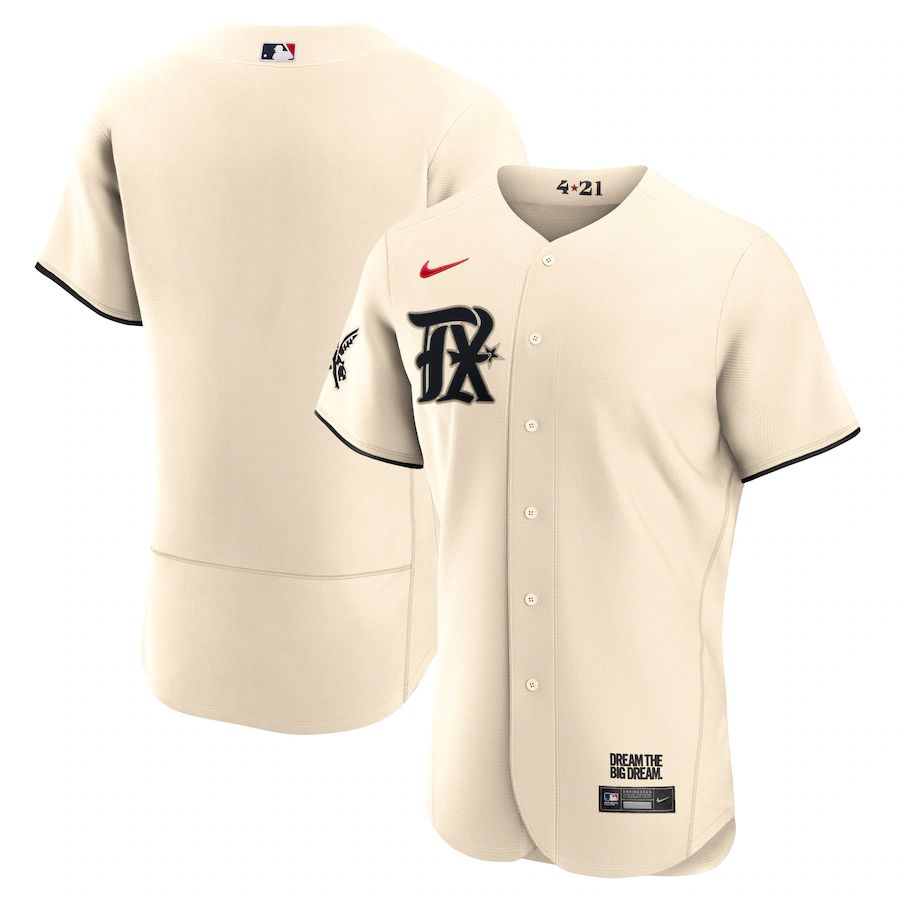 Texas Rangers #5 Corey Seager Men'S Cream 2023 City Connect Authentic ...